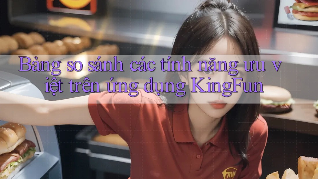 Bảng so sánh các tính năng ưu việt trên ứng dụng KingFun