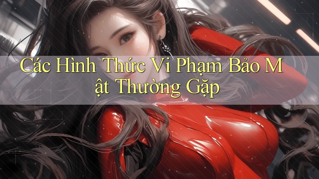 Các Hình Thức Vi Phạm Bảo Mật Thường Gặp