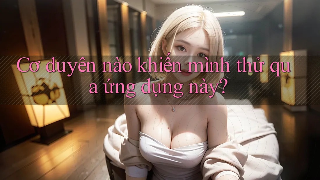 Cơ duyên nào khiến mình thử qua ứng dụng này?
