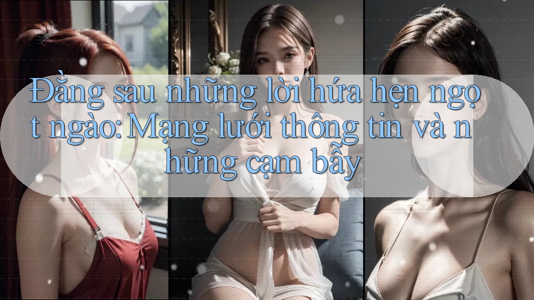 Đằng sau những lời hứa hẹn ngọt ngào: Mạng lưới thông tin và những cạm bẫy