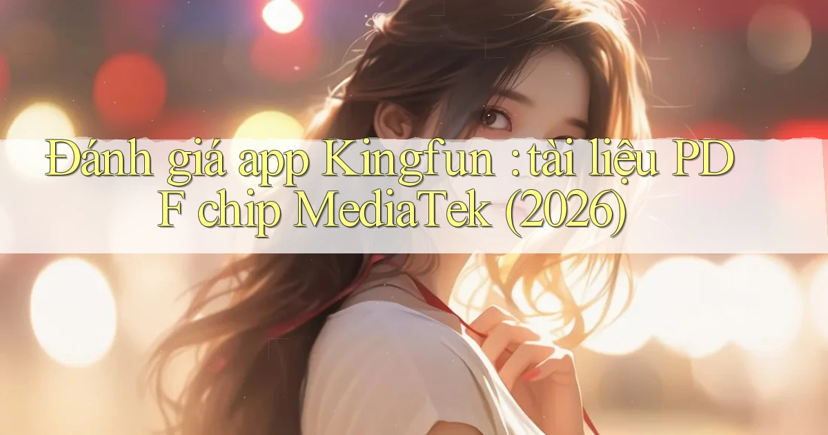Đánh giá app Kingfun tài liệu PDF chip MediaTek (2026)