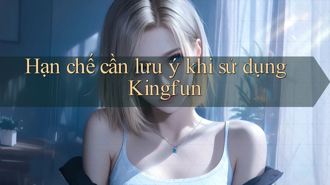 Hạn chế cần lưu ý khi sử dụng Kingfun