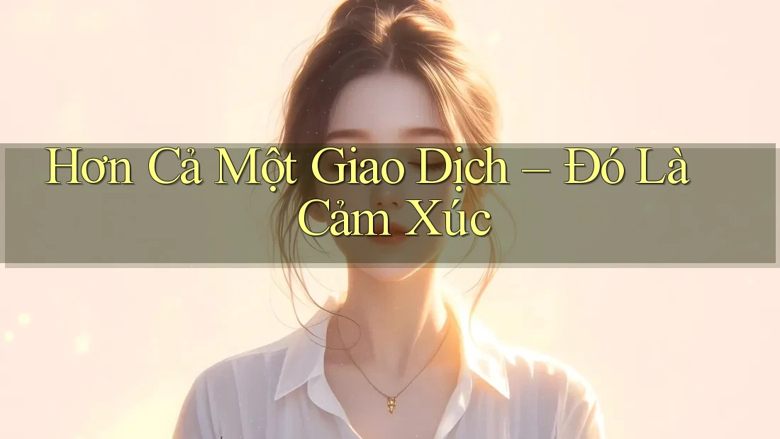 Hơn Cả Một Giao Dịch, Đó Là Cảm Xúc