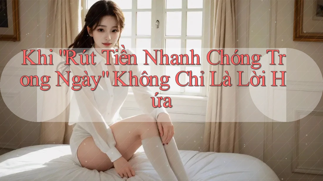 Khi “Rút Tiền Nhanh Chóng Trong Ngày” Không Chỉ Là Lời Hứa