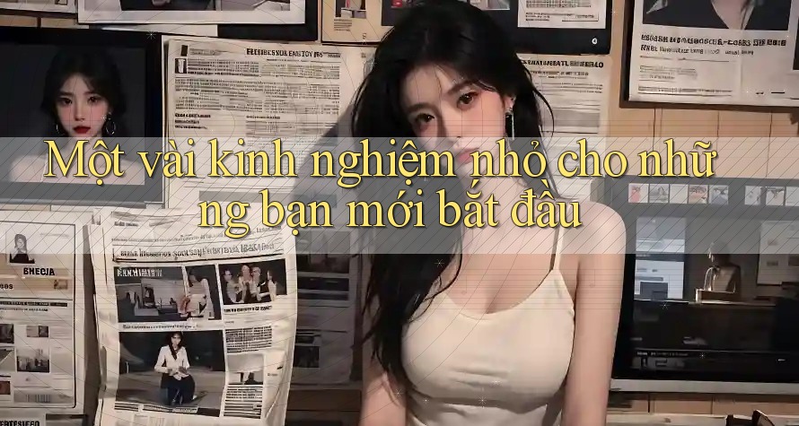Một vài kinh nghiệm nhỏ cho những bạn mới bắt đầu