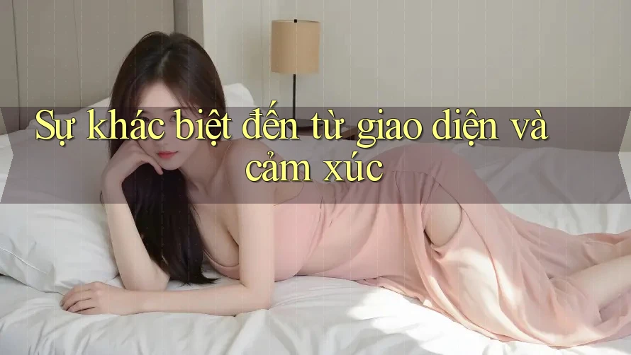 Sự khác biệt đến từ giao diện và cảm xúc