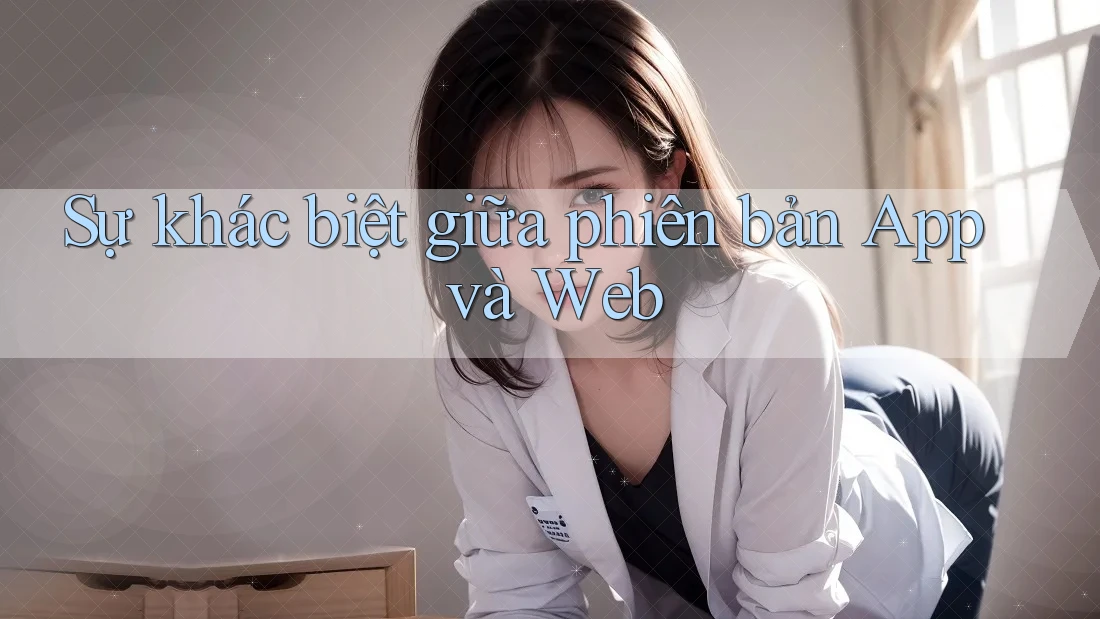 Sự khác biệt giữa phiên bản App và Web