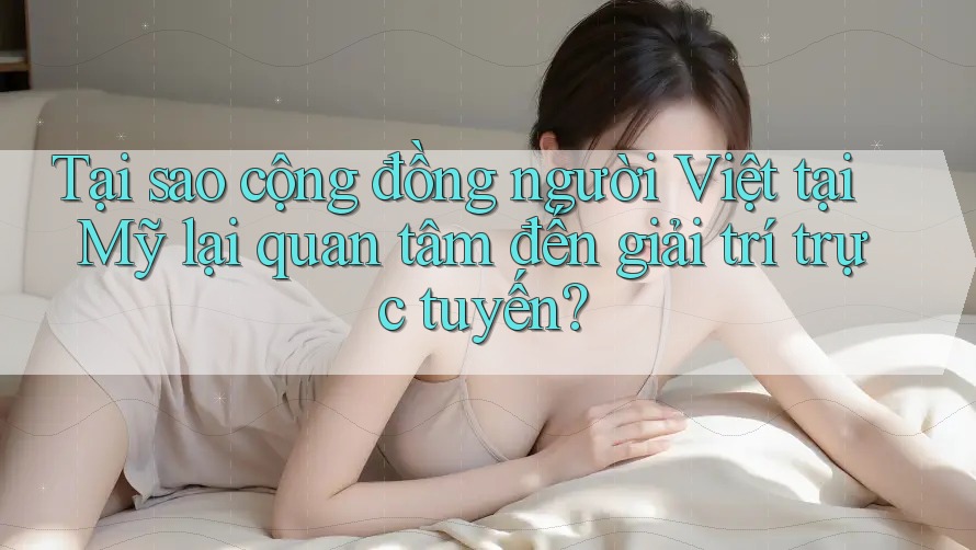 Tại sao cộng đồng người Việt tại Mỹ lại quan tâm đến giải trí trực tuyến?